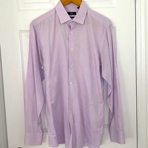Hugo Boss light purple dress shirt